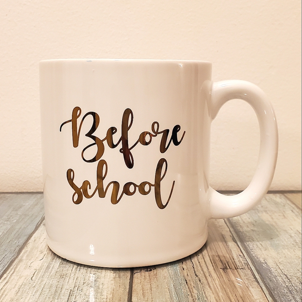 Charming Charlie " before school " large coffee tea mug